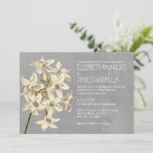 Stephanotis Wedding Invitations Kaart (Staand voorkant)
