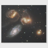 Stephan's kwintet: een galactisch wrak cadeaupapier (Vlak)