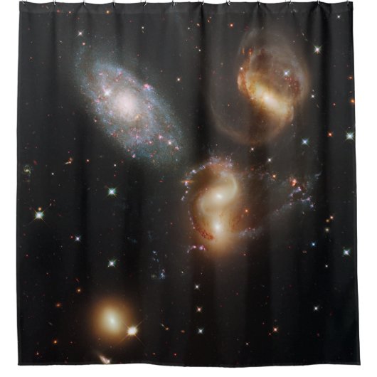 Stephan's kwintet: een galactisch wrak douchegordijn (Voorkant)