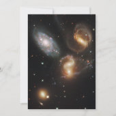 Stephan's kwintet: een galactisch wrak feestdagenkaart (Voorkant)
