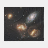 Stephan's kwintet: een galactisch wrak fleece deken (Voorkant (Horizontaal))