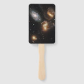 Stephan's kwintet: een galactisch wrak handwaaier (Achterkant)