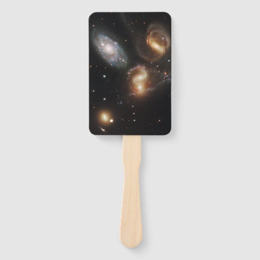 Stephan's kwintet: een galactisch wrak handwaaier (Voorkant)