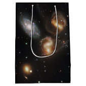 Stephan's kwintet: een galactisch wrak medium cadeauzakje (Achterkant)