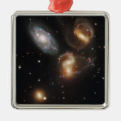 Stephan's kwintet: een galactisch wrak metalen ornament (Voorkant)