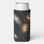 Stephan's kwintet: een galactisch wrak seltzer blikjeskoeler (Seltzer Voorkant)