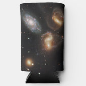 Stephan's kwintet: een galactisch wrak seltzer blikjeskoeler (Voorkant)