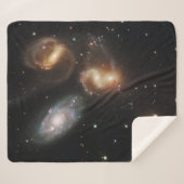 Stephan's kwintet: een galactisch wrak sherpa deken (Voorkant (horizontaal))