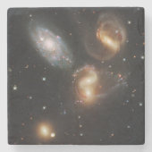 Stephan's kwintet: een galactisch wrak stenen onderzetter (Voorkant)