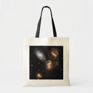 Stephan's kwintet: een galactisch wrak tote bag