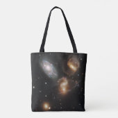 Stephan's kwintet: een galactisch wrak tote bag (Achterkant)