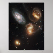 Stephan's Quintet 18x24 (20x23) Poster (Voorkant)