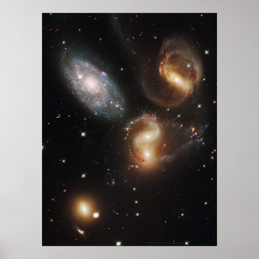Stephan's Quintet 18x24 (20x23) Poster (Voorkant)