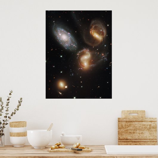 Stephan's Quintet 18x24 (20x23) Poster (Keuken)