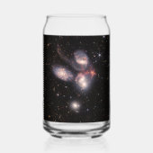 Stephan's Quintet 5 Galaxies Deep Field James Webb Blikvorm Glas (Voorkant)