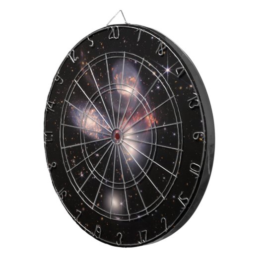 Stephan's Quintet 5 Galaxies Deep Field James Webb Dartbord (Voorkant Rechts)