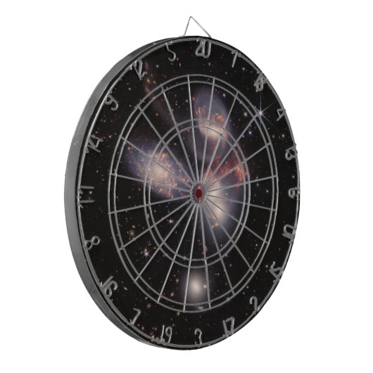 Stephan's Quintet 5 Galaxies Deep Field James Webb Dartbord (Voorkant Links)