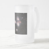 Stephan's Quintet 5 Galaxies Deep Field James Webb Matglas Bierpul (Voorkant rechts)