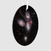 Stephan's Quintet 5 Galaxies Deep Field James Webb Ornament (voorkant)