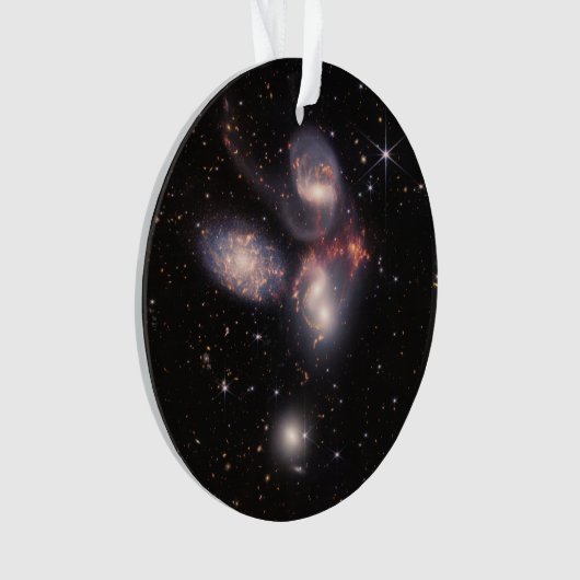 Stephan's Quintet 5 Galaxies Deep Field James Webb Ornament (voorkant)