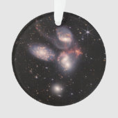 Stephan's Quintet 5 Galaxies Deep Field James Webb Ornament (voorkant)