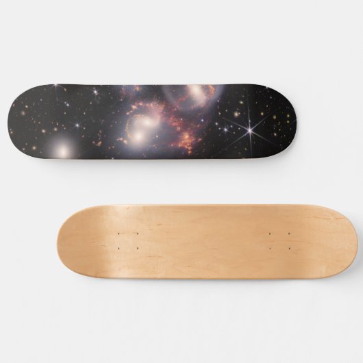 Stephan's Quintet 5 Galaxies Deep Field James Webb Persoonlijk Skateboard (Horizontaal)