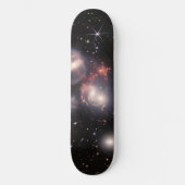 Stephan's Quintet 5 Galaxies Deep Field James Webb Persoonlijk Skateboard (Voorkant)