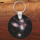 Stephan's Quintet 5 Galaxies Deep Field James Webb Sleutelhanger (Voorkant)