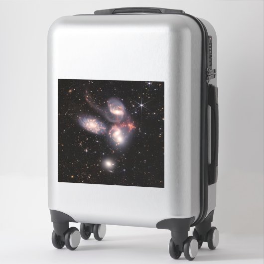 Stephan's Quintet 5 Galaxies Deep Field James Webb Sticker (Koffer)