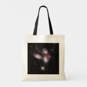 Stephan's Quintet 5 Galaxies Deep Field James Webb Tote Bag (Achterkant)