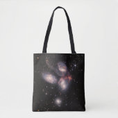 Stephan's Quintet 5 Galaxies Deep Field James Webb Tote Bag (Voorkant)