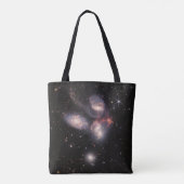 Stephan's Quintet 5 Galaxies Deep Field James Webb Tote Bag (Achterkant)