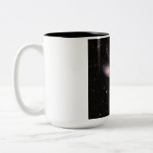 Stephan's Quintet 5 Galaxies Deep Field James Webb Tweekleurige Koffiemok (Links)