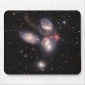 Stephan's Quintet 5 Galaxies in Deep Field Muismat (Voorkant)