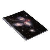 Stephan's Quintet 5 Galaxies in Deep Field Notitieboek (Rechterzijde)