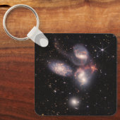 Stephan's Quintet 5 sterrenstelsels Deep Field Jam Sleutelhanger (Voorkant)