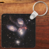 Stephan's Quintet 5 sterrenstelsels Deep Field Jam Sleutelhanger (Achterkant)