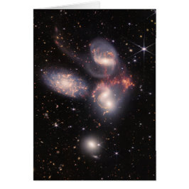 Stephan's Quintet 5 sterrenstelsels diep veld Jame