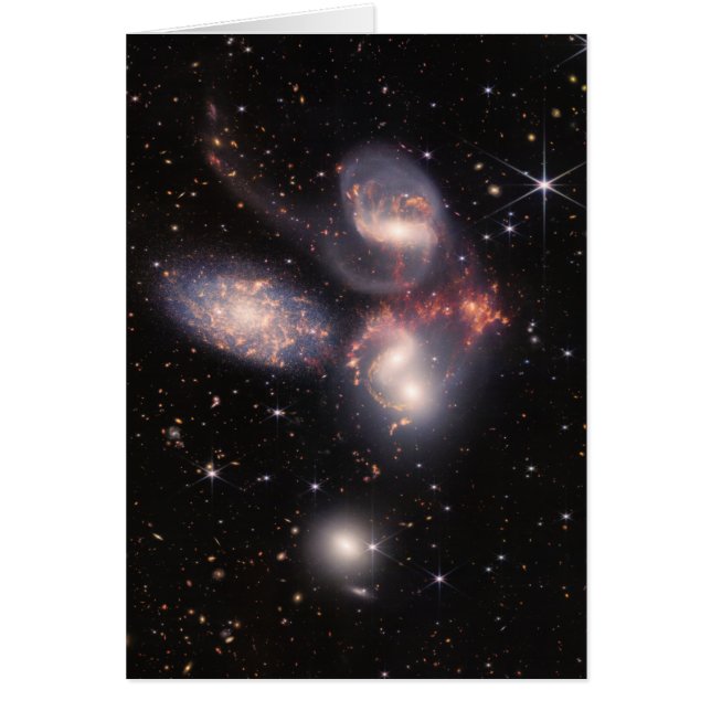 Stephan's Quintet 5 sterrenstelsels diep veld Jame (Voorkant)