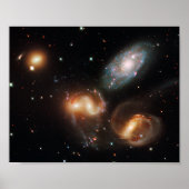 Stephan's Quintet Celestiale Ruimtefoto 10x8 Poster (Voorkant)