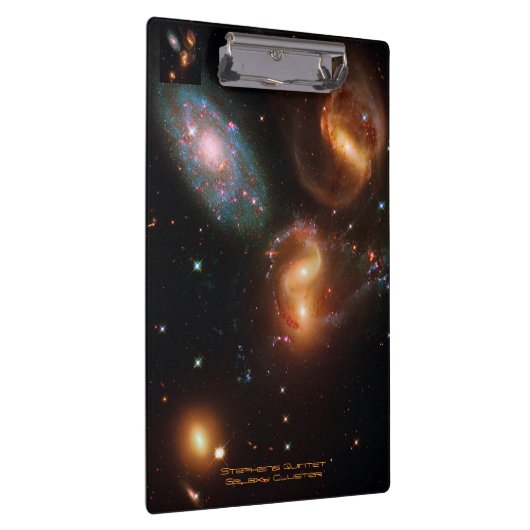 Stephans Quintet deep space star-sterrensterrenste Klembord (Rechts)