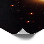 Stephans Quintet deep space star-sterrensterrenste Poster (Hoek)