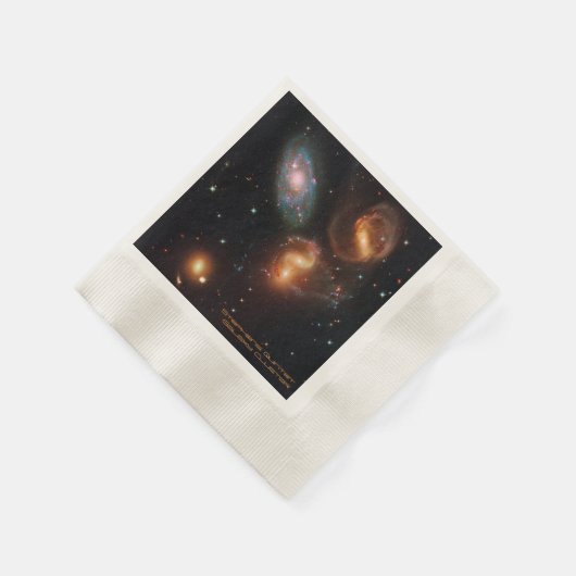 Stephans Quintet deep space star-sterrensterrenste Servet (Hoek)