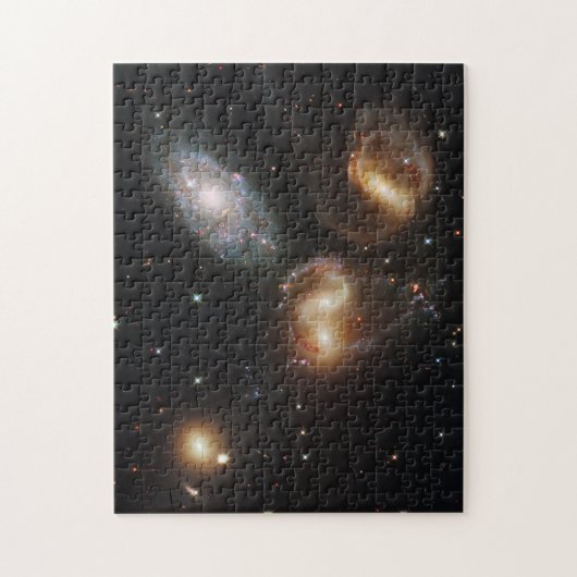 Stephan's Quintet: Een Galactisch Wrak Legpuzzel (Verticaal)