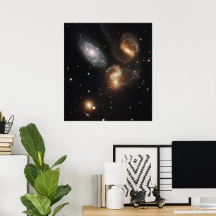 Stephan's Quintet: Een Galactisch Wrak Poster