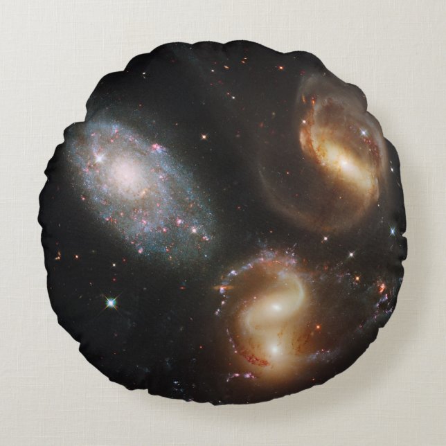 Stephan's Quintet: Een Galactisch Wrak Rond Kussen (Voorkant)
