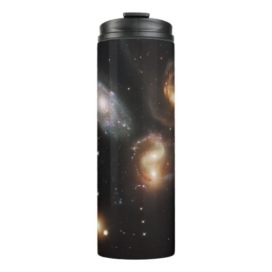 Stephan's Quintet: Een Galactisch Wrak Thermosbeker (Voorkant)