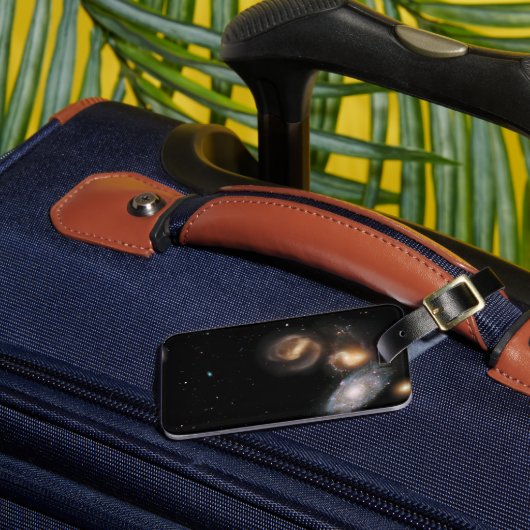 Stephan's Quintet Galaxies Bagagelabel (Voorkant Insitu 3)