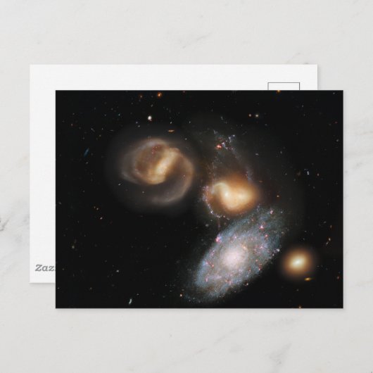 Stephan's Quintet Galaxies Briefkaart (Voorkant / Achterkant)