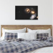 Stephan's Quintet Galaxies Canvas Afdruk (Insitu (Slaapkamer))